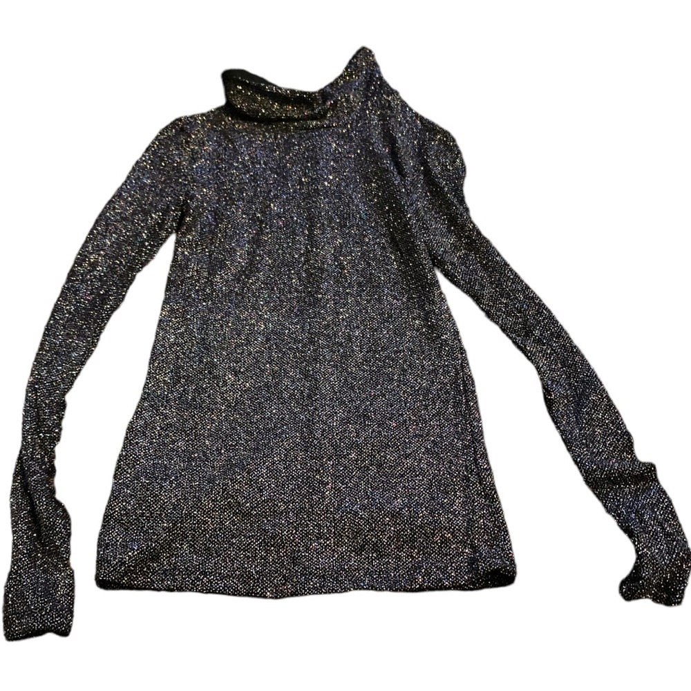 𝅺WEEKDAY Sparkly Sheer Dress Top Size XS​